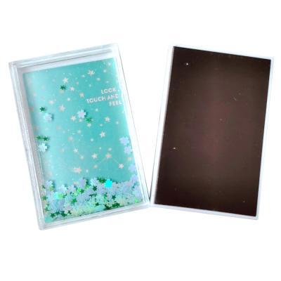 China Environmental Friendly 2x3 Inch Magnet Instax Glitter Fridge Magnet Acrylic Photo Frames for sale