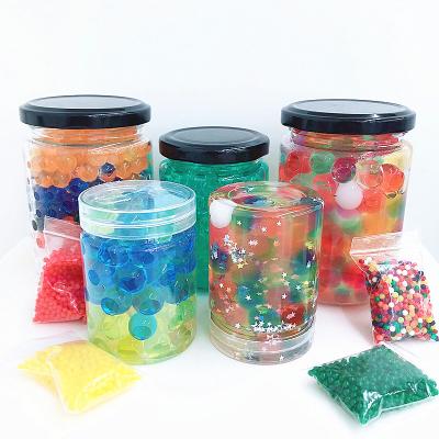 China DIY Toy Colorful Water Filled Beads In Plastic Bottle for sale