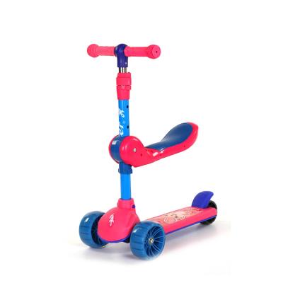 China Professional Custom Baby Scooter Adjustable Height Handlebar Easy To Learn Toddler 3 Wheels Height Adjustable Kids Scooter for sale