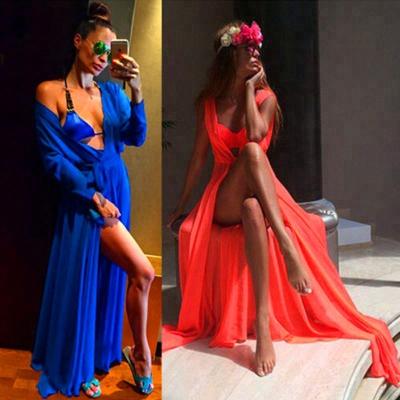 China Anti-UV Custom Summer Women Beach Dress Cover Up Mesh Lace Dress Women Slit Beachwear for sale