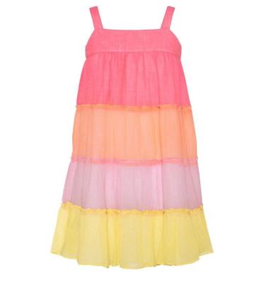 China Anti-UV Custom Summer Women Beach Dress Cover Up Women Kids Chiffon Beachwear for sale