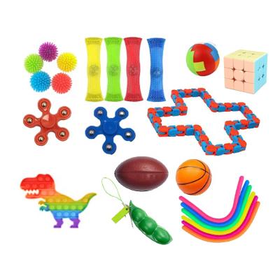 China Amazon Plastic Hot Selling Restless Person Sensory Toys Sets Popular Kids Toys Stress Reliever for sale