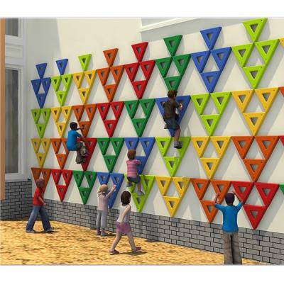 China Colorful Plastic Triangle Durable Eco - Friendly Climbing Challenge Toys For Kids Flexible for sale