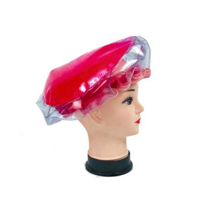 China Zeji Hair Gel Cap Ice Pack Microwable Deep Gel Cap Reusable Deep Treatment Passionate Hair Steaming Covers Cold Compress for sale