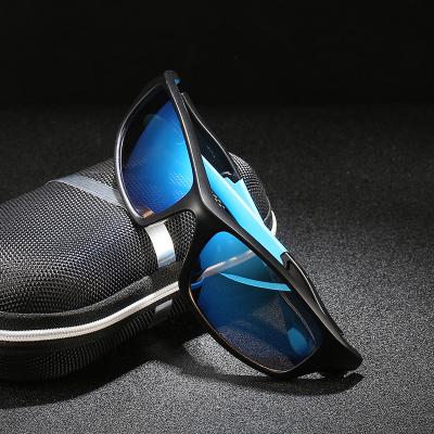 China Custom Polarized Sports Sun Glasses Sports Sunglasses For Men Sun Glasses River Sun Glasses for sale