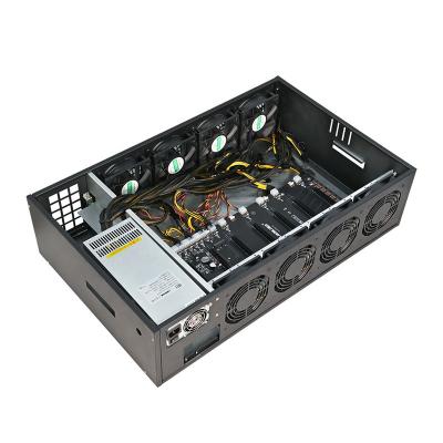 China With Fan Wholesale Game Computer Case 8 Gpu Computer Case 8 Gpu Computer Server Chassis for sale