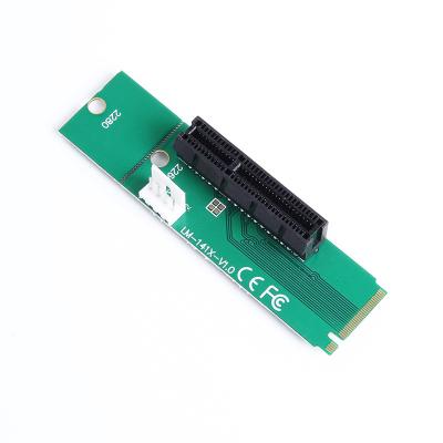 China X4 Ngff M.2 Riser Card To PCI-e 4x Riser M2 Card To Pcie X4 Adapter 2 Mounting Holes On Board Graphics Card Riser Card for sale