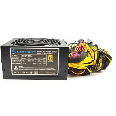 China 1600W 1800w 2000w ATX Power Supply Computer 1600w 2000w PC Desktop Power Supply Supports 8gpu 80+ Gold for sale