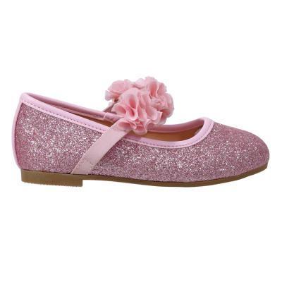 China Flat Kids Glitter Flat Shoes Customized Fashion Stylish Shoes For You Girls for sale