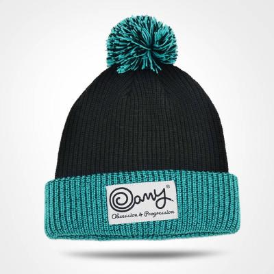 China Keeping Warm European And American Custom Outdoor Knitted Soft Cap Fabric Standard Knitted Hat For Women for sale