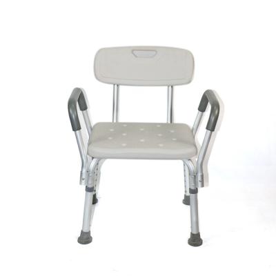 China Aluminum Health Care Supplies Adjustable Shower Chair Bathing Chair Bath Bench Assistive Device for sale