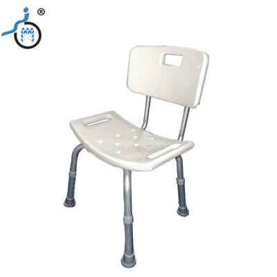 China Easy Carry Elder Jn662L Bath Shower Chair With Adjustable Backrest Height, Anti-Slip Lightweight Shower Chair for sale