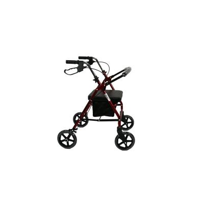 China Factory Supply Aluminum Height Four Adjustable Legs With Aluminum Walker Rollator Pulley for sale