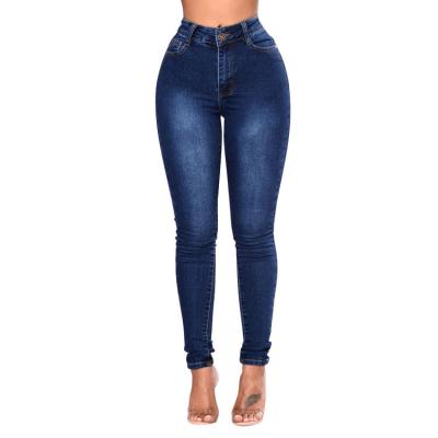 China 2021 New Sustainable Women's Stretch Blue Jeans Plus Size Women's Jeans Skinny Jeans for sale