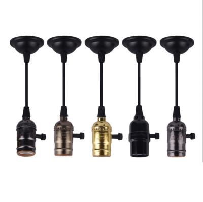 China Pendant Light Screw Vintage Holder E27 Decoration Socket Lighting Accessories Parts Hardware for sale