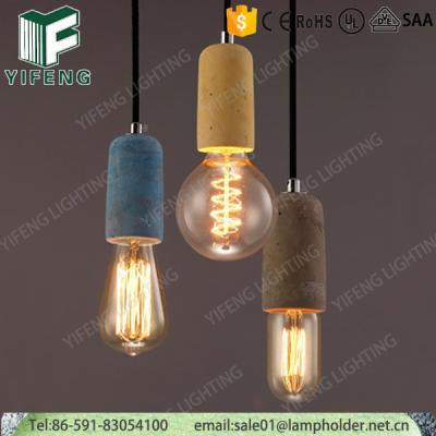 China Factory supply glass cement pendant light, fancy lighting for outdoor concrete pendant lights for sale