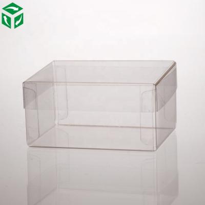 China Tuck Top and PET Clear Transparent Folding PVC Recyclable Plastic Boxes for sale