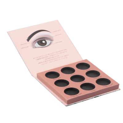 China Recyclable Custom Cosmetic Eyeshadow Palette Cardboard Packaging for sale