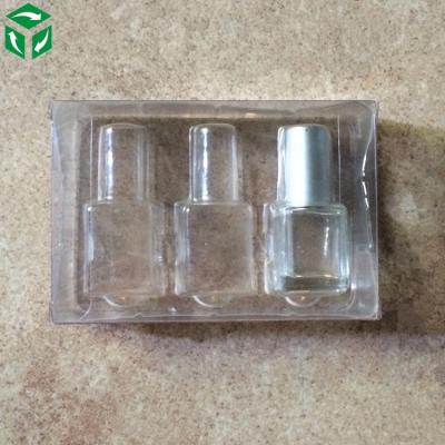 China Recyclable Plastic Folding Box And Blister Insert Packaging For Nail Polish for sale