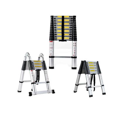 China Folding ladders factory price for sale aluminum telescopic ladders one type extension ladder for sale