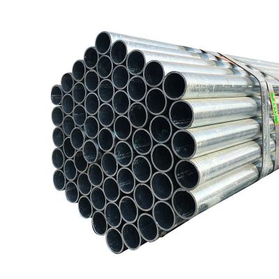 China Liquid Pipe Hot Dip Galvanized 4mm 6mm 8mm Thickness Steel Round Iron Scaffolding Pipes Price for sale