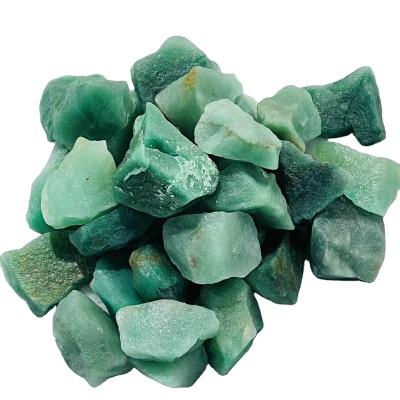 China Wholesale Natural Raw Stones Healing China Aventurine Gemstone Crystals for sale