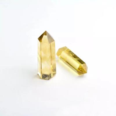 China China natural high quality citrine point healing small size crystal for sale