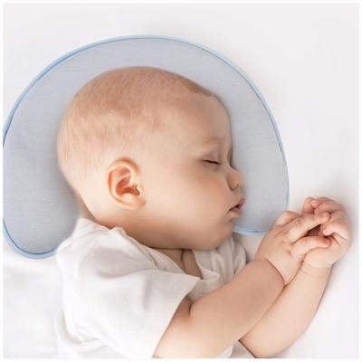 China Anti-Apnea Custom Soft Sleep Pad Comfortable Newborn Baby Pillow For Head Protector Made for sale