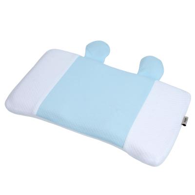 China OTHER Soft Sleep Neck Pad Infant Memory Foam Cotton Flat Head Baby Pillow for sale