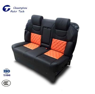 China CTZY028 Car Modified Auto Adjustable Leather Luxurious Rear Double Seat Power Seat With Massager for sale