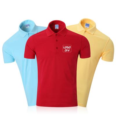 China OEM Anti-Shrink Logo Quick Dry 100% Plain Polyester Polo T-Shirt Vintage Blank T-Shirt for sale