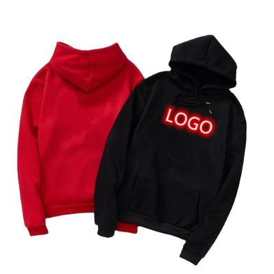 China Solid Color Anti-Shrink Hoodie Unisex Oversized Blank Sweatshirts Shear High Quality Custom Mens Hoodies 300gram for sale