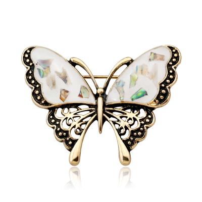 China The New Luxury Fashion Shell Butterfly Brooches Designer Accessories pin wholesale for sale