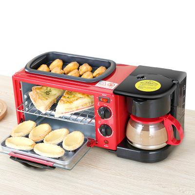 China Hotel HONVY LY-BM02 Electric Oven Toaster 3 in 1 Breakfast Set for Coffee Maker Breakfast Maker for sale