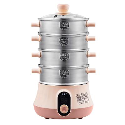 China Hotel Energy Saving 4 Layers OEM Stainless Steel Electric Couscous Steamer Pot for sale