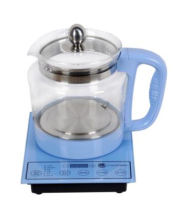 China Factory Supply 360 Degree Rotation Low Borosilicate Glass Digital Display High Electric Kettle for sale