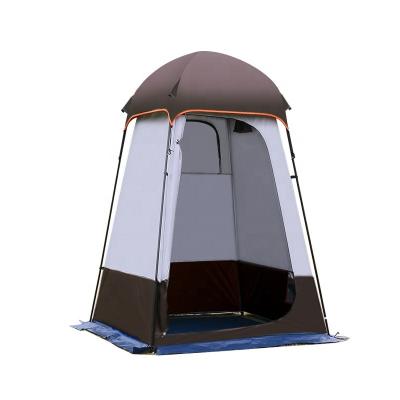 China Tmwo Straight Bracing Type Pop Up Privacy Shower Tent Camping Instant Portable Camping Single Toilet for sale