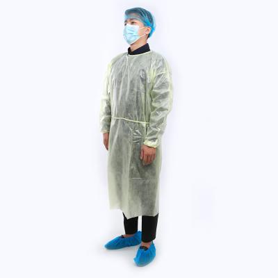 China PE AAMI Level 2 3 4 Sms PP Surgical Medical PE Hospital Suit Disposable Isolation Gowns Developed Isolation Gowns for sale