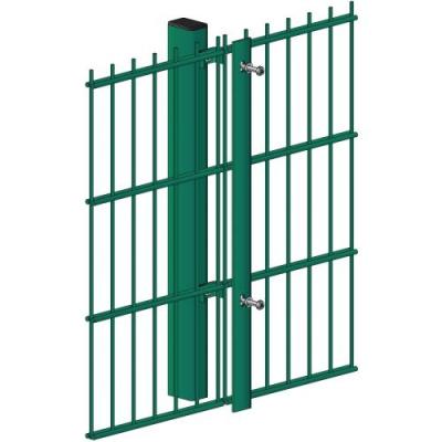 China Cheap Price Easily Assembled Ornamental Galvanized Clip Loop Wire Mesh Panel Rod Double Sided Grates For Door for sale