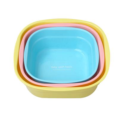 China Wash Face Customized Colors Good Quality Baby Clothes Wash Basins Kitchen Household Wash Basin for sale