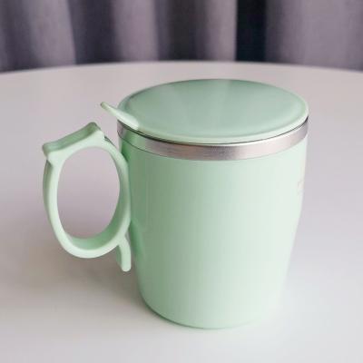 China BPA Free Wall Insulated Cup BPA Free Double Steel Cup Feeding Baby Products Leak Proof for sale