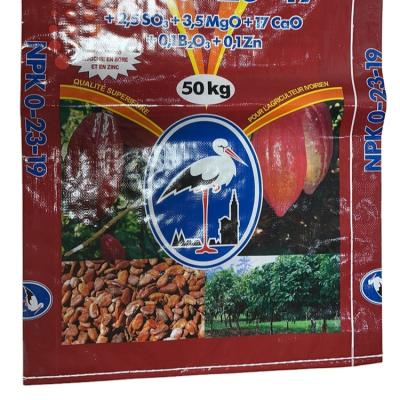 China Carry Heavy Duty Shopping Woven Sack Bag HDPE Plastic OEM Customized Logo Surface Packing en venta