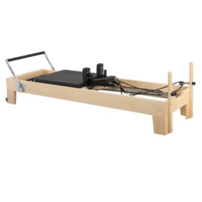 China Durable Pilates Reformer Home Equipment White Core Training Bed High Quality Maple Low Price for sale