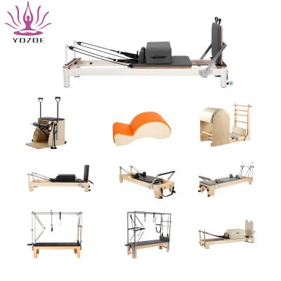 China Professional High Density Home Gym Fitness Equipment Prices Stretch Workout Yoga Bed Cadillac Pilates Reformer Machine for sale