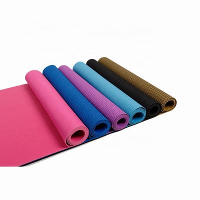 China Rubber Yoga Mat Position Line Durable High Density Anti Ventilation Waterproof Washable Anti-Slip Good For Mesh Yoga Mat for sale