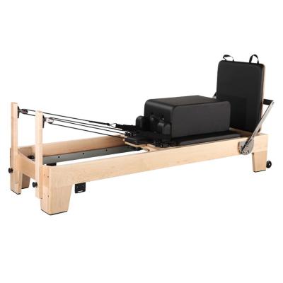 China High Quality Durable Pilates Studio Reformer White Maple Core Training Bed For Sale Gym for sale