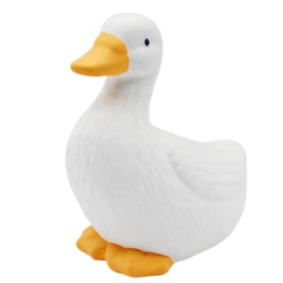 China Garden Deocration Garden Supplies Wholesales Custom Cute Duck Goose Statue Animal Ornament For Garden Decoration for sale