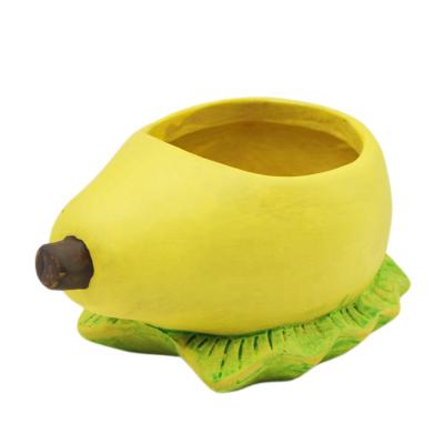 China Corrosion Resistance Garden Supplies Popular Pear Home Indoor Modern Creative Garden Decoration Ceramic Flowerpot Wholesale for sale