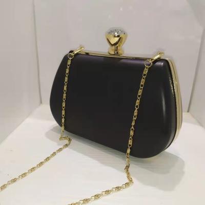 China Newest Factory Directly Gold Or Silver Plated Metal Frame Evening Clutch Bag Clutch Design Purse Kiss Frame New for sale