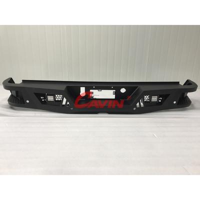 China New developed steel rear bumper with LED light for Nissan NP300 for sale